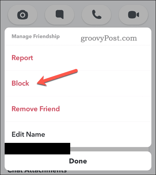 Blokirajte uporabnika na Snapchatu