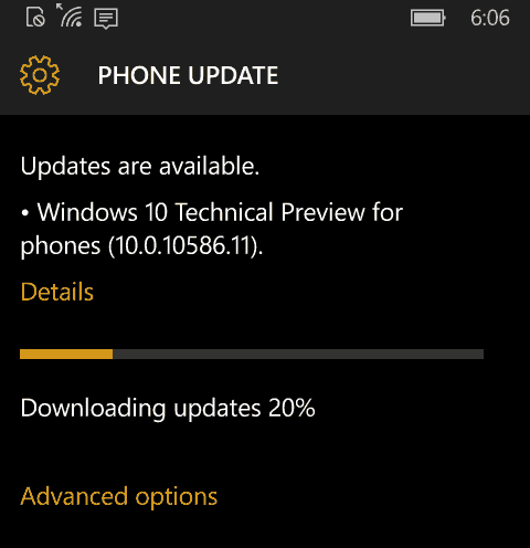 Windows 10 Mobile Preview Build 10586 je na voljo zdaj
