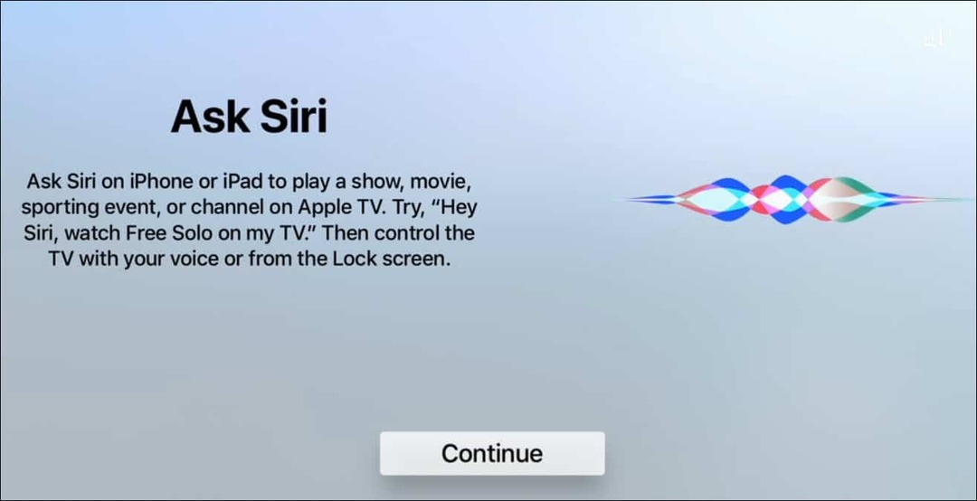 Vprašajte Siri Apple TV