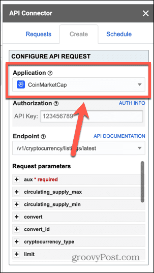 aplikacija konektorja api