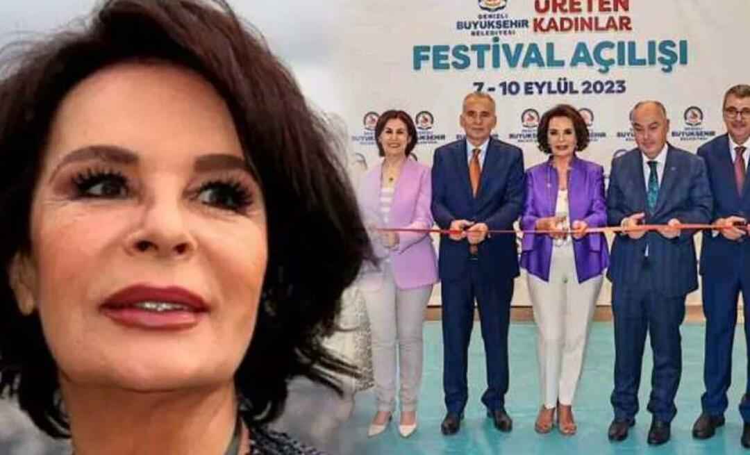 Otvoritev s Hülyo Koçyiğit! Na festivalu produktivnih žensk metropolitanske občine Denizli ...