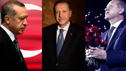 Praznovanje rojstnega dne presenečenja predsednika Erdoğana, enega izmed znanih umetnikov