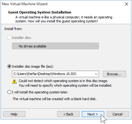 03 Namestitvena datoteka Windows 10 ISO