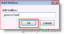 Dodajte nabiralnik v Outlook 2007:: groovyPost.com