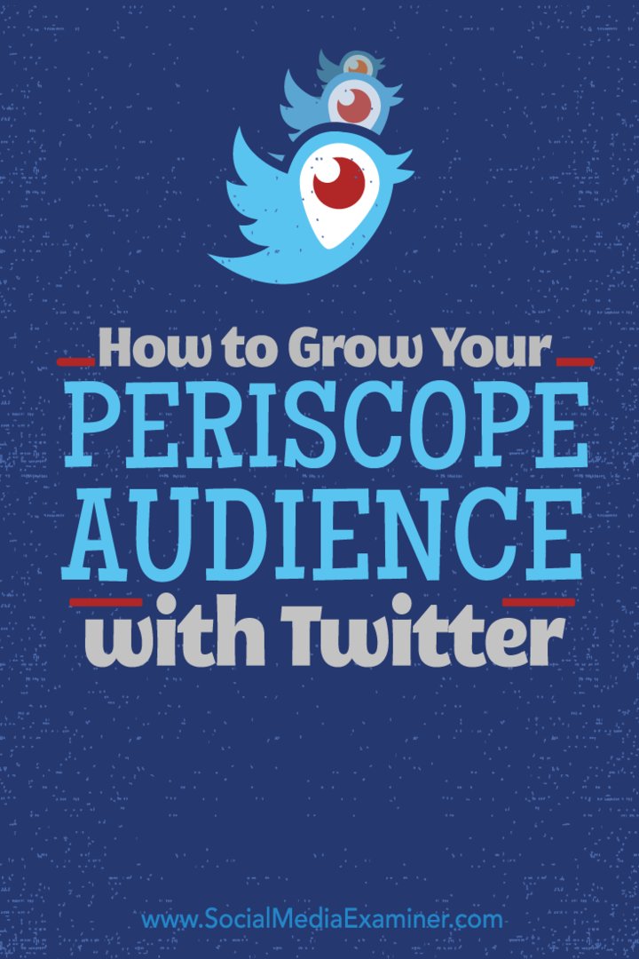 Kako povečati svojo občinstvo s periskopom s Twitterjem: Izpraševalec socialnih medijev
