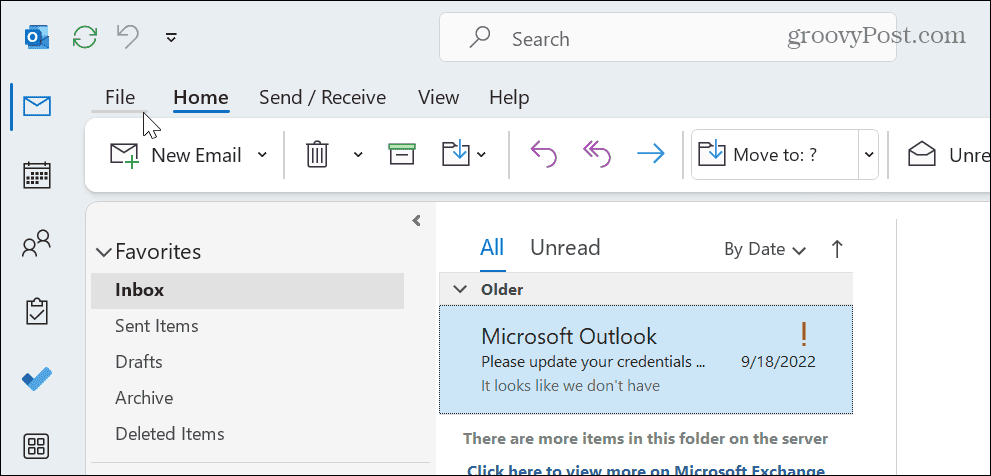 Natisnite e-pošto iz Outlooka