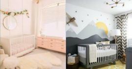 Predlogi za dekoracijo sobe za dojenčke