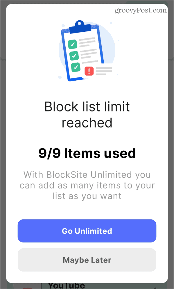 neomejeno število blokov