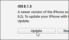 iOS 8.1.3 Posodobiti na 8.2