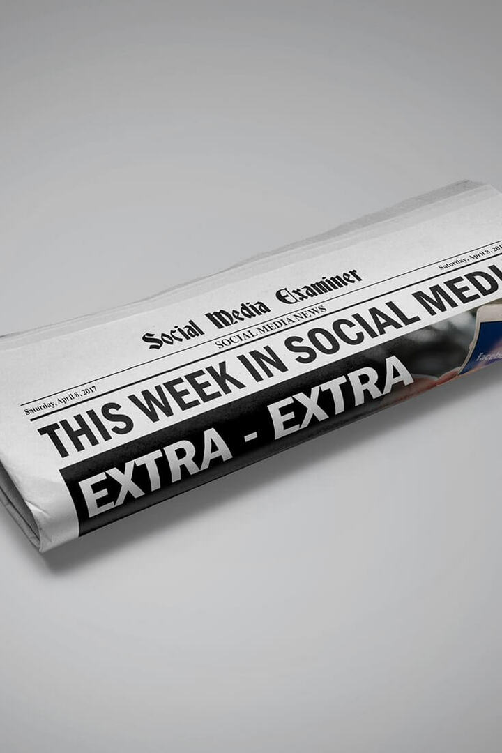 Facebook preizkuša oddaje na razdeljenem zaslonu v živo: ta teden v družabnih medijih: Social Media Examiner