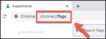 Do menija z zastavicami Chrome je dostopna z naslovne vrstice