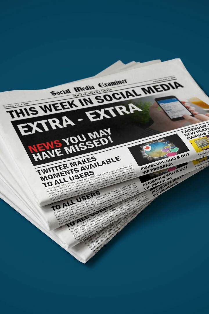 Twitter Moments uvaja funkcijo pripovedovanja zgodb za vse: Ta teden v družabnih medijih: Izpraševalec socialnih medijev