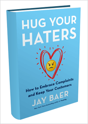 To je posnetek zaslona knjige za naslov Hug Your Haters avtorja Jaya Baerja.