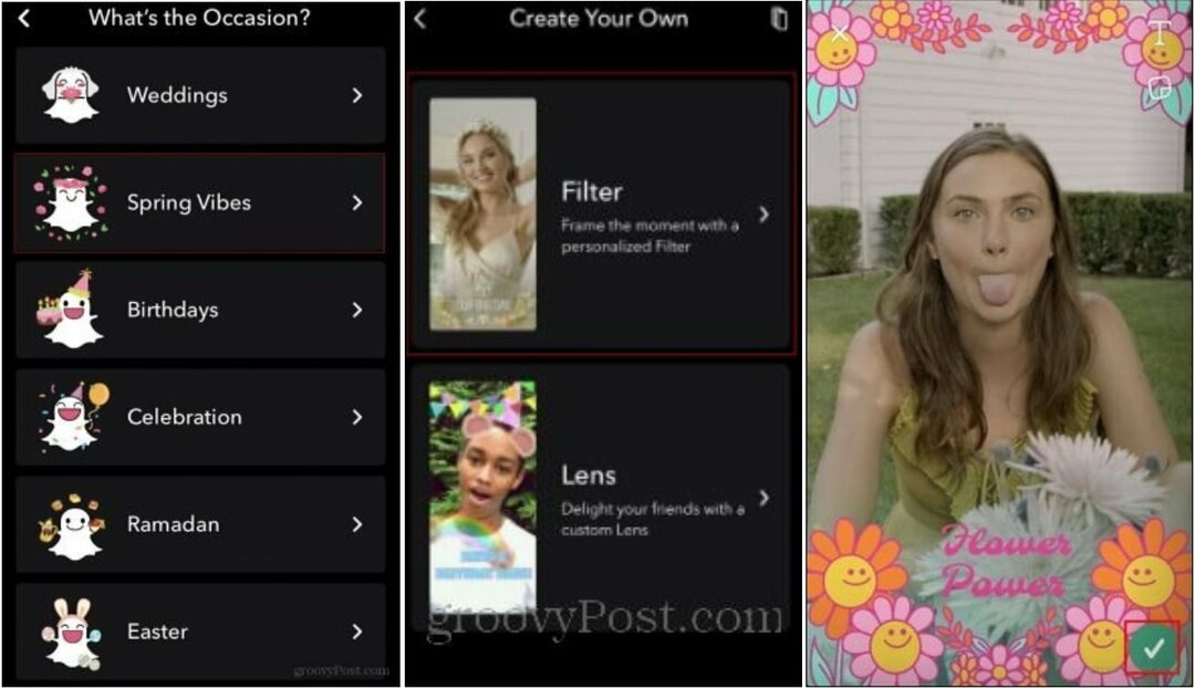 Kako uporabljati in ustvarjati filtre po meri Snapchat