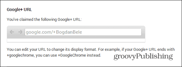 google URL po meri o urejanju povezav