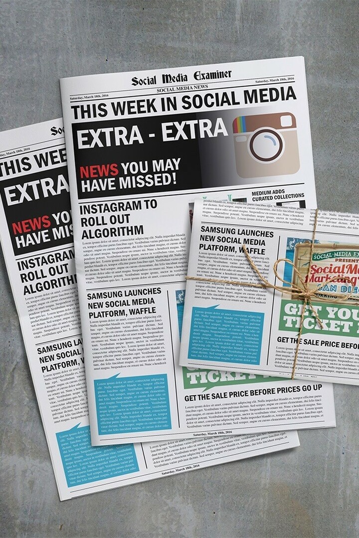 Instagram za uvedbo algoritma: Ta teden v družabnih medijih: Social Media Examiner