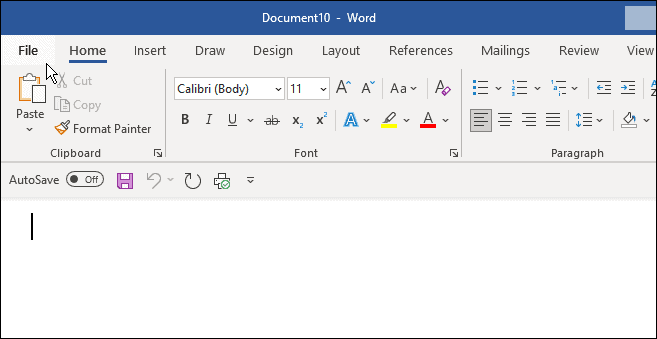 uporabite format mla v programu Microsoft Word