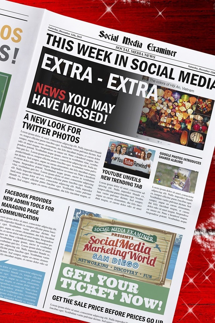 tedenske novice izpraševalca socialnih medijev 12. decembra 2015