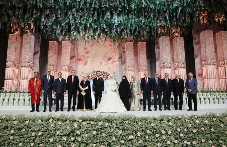 Poročni obred nečaka predsednika Erdoğana Osame Erdoğana