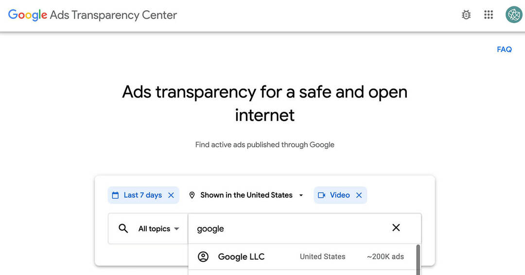 Kako raziskati svojo konkurenco z Google Ads Transparency Center: Social Media Examiner
