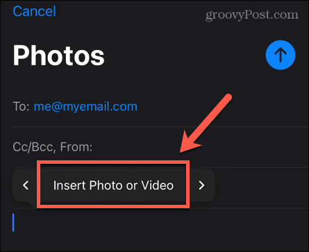 iphone vstavite fotografijo ali video