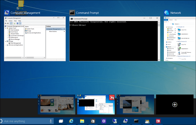 Kako uporabljati navidezne namizje v operacijskem sistemu Windows 10