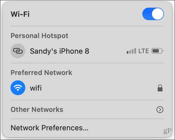 Nadzor WiFi na Macu