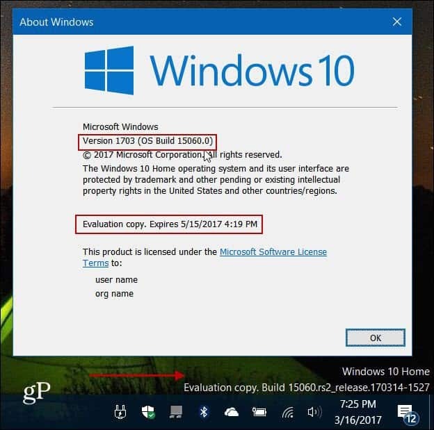 Windows 10 Creators posodobi Insider Build 15060 za računalnik zdaj na voljo