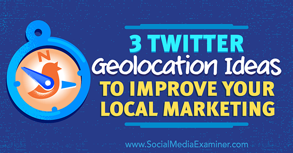 iskanje lokalnega twitterja z uporabo geolokacije