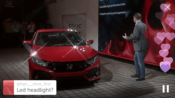 Honda je s Periscopeom razkrila svoj prototip Civic SI 2017.
