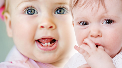 Kaj je dobro za zobe pri dojenčkih? Kdaj bo izšel prvi zob, kakšni so simptomi? vročina ...