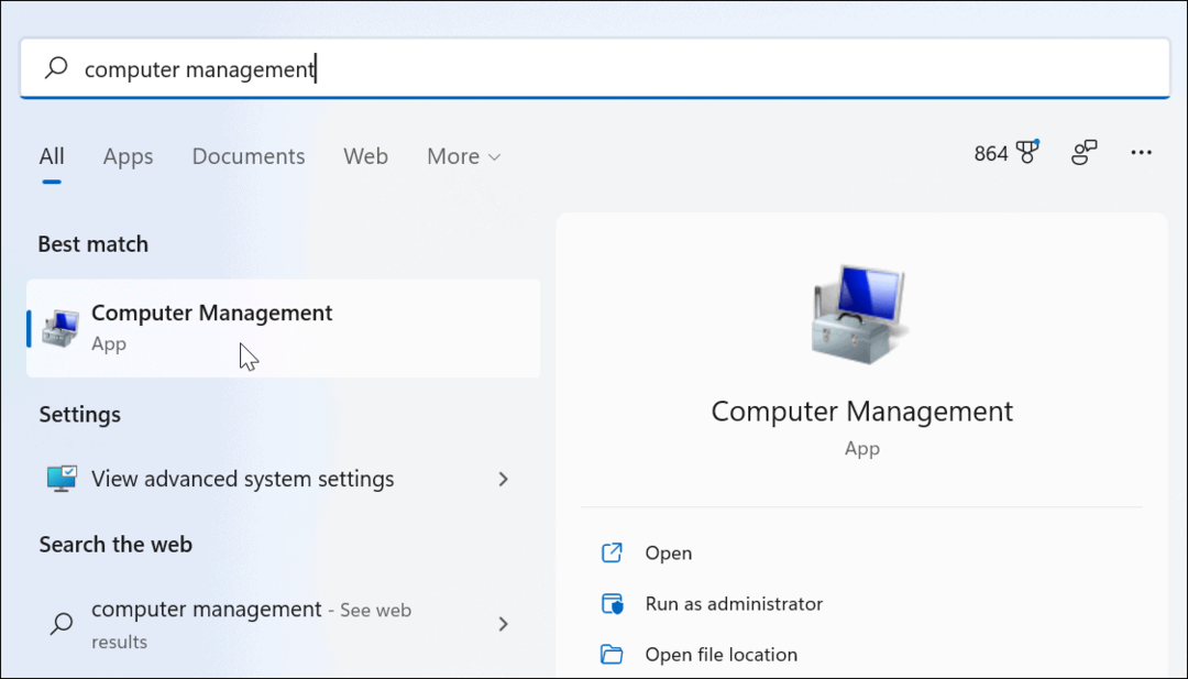 Kako omogočiti skrbniški račun v sistemu Windows 11
