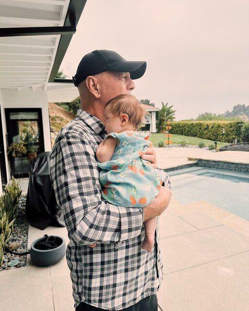 Bruce Willis in njegov vnuk