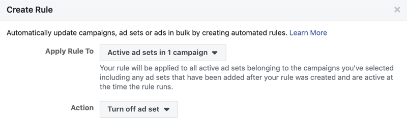 Prilagodite svoje oglaševalske kampanje na Facebooku; 13. korak.