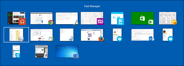 Kako preklopiti naloge v sodobnem vmesniku Windows 8.1