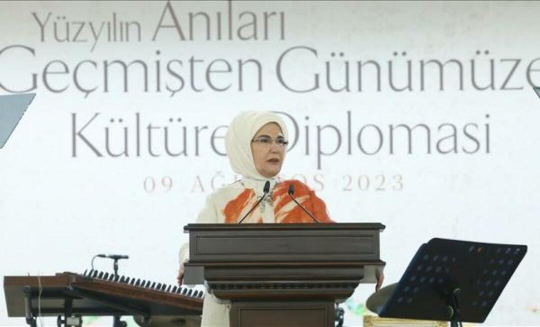Emine Erdoğan se je pridružila programu kulturne diplomacije: 