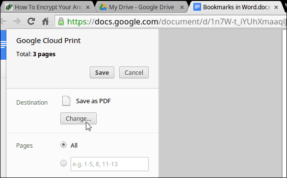 Spremenite tiskalnik Chromebook