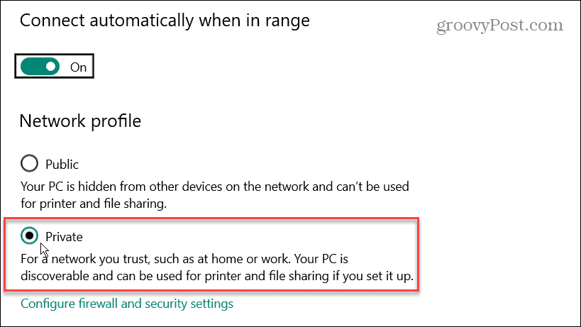 omrežne lastnosti popravijo, da skupna raba v bližini ne deluje v sistemu Windows