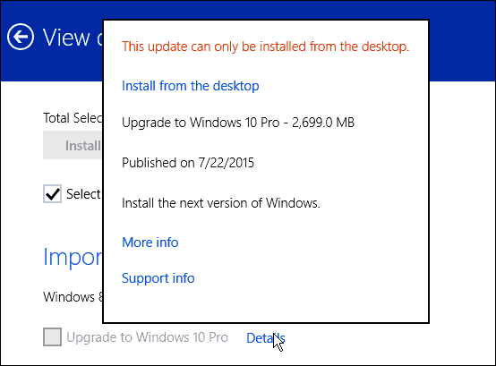 Posodobitve za Windows 8