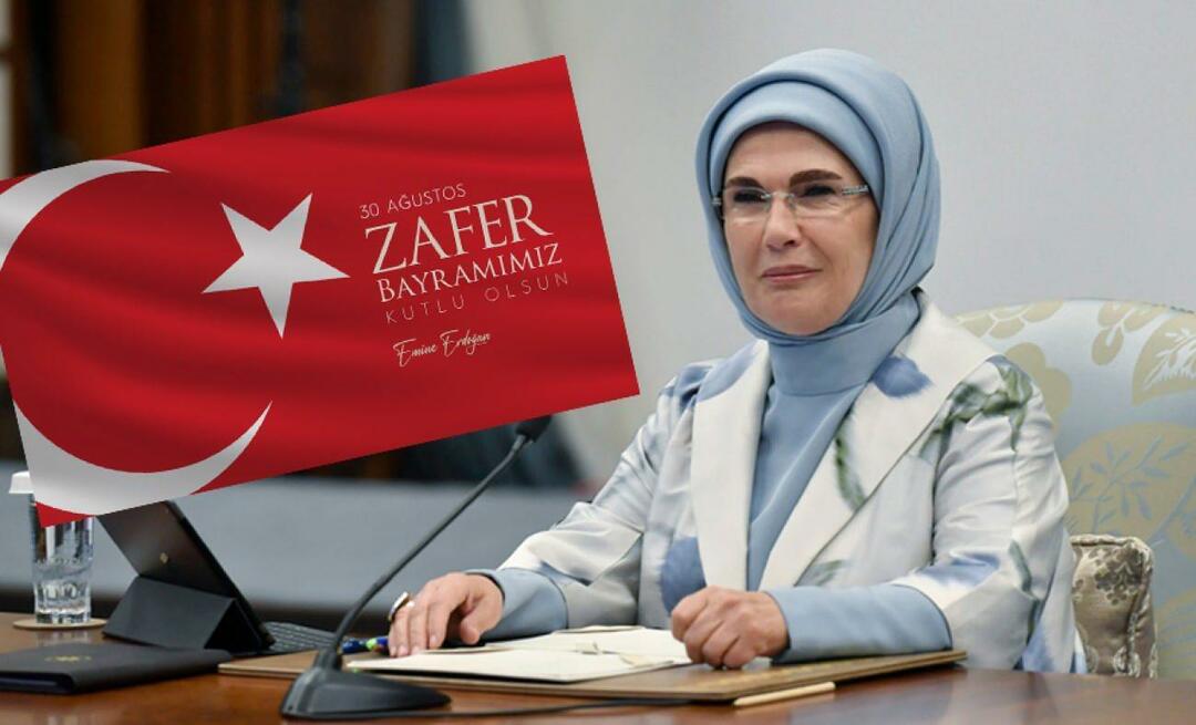 Emine Erdoğan ob dnevu zmage 30. avgusta: "Zmaga 30. avgusta, turški narod ..."