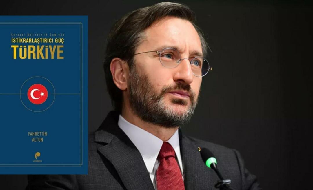 Nova knjiga direktorja komunikacij Fahrettina Altuna: Stabilizacijska moč Turčije