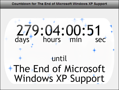 Odštevanje podpore za Windows XP