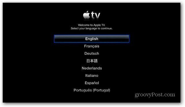 Nastavite Apple TV