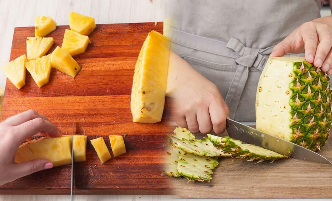 Kako najlažje olupiti ananas? Kako narezati ananas? Kakšne so metode lupljenja ananasa