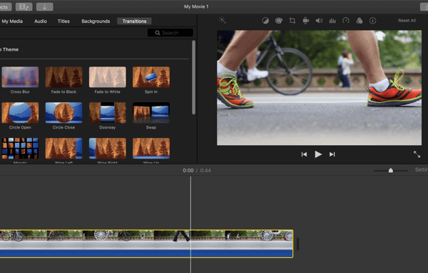 iMovie je odlična možnost za urejanje videoposnetkov za začetnike.