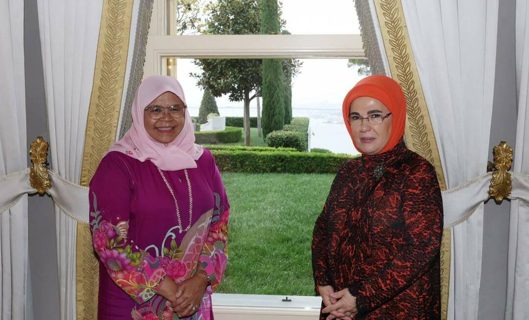 Prva dama Erdoğan se je srečala z izvršno direktorico UN Habitat Maimunah Mohd Sharif! 