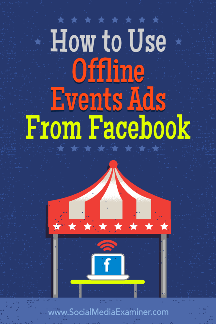 Kako uporabljati oglase za dogodke brez povezave s Facebooka, ki jih je izvedla Ana Gotter v programu Social Media Examiner.