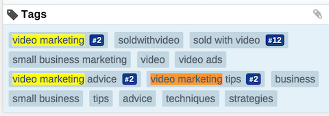 prodaja z video youtube ključnimi besedami v oznakah