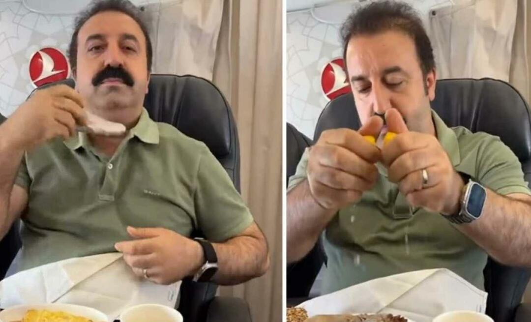 Na letalu je jedel gorčice, ki jih je vzel iz nedrja! Sirdanci Mehmet poglej kaj je naredil