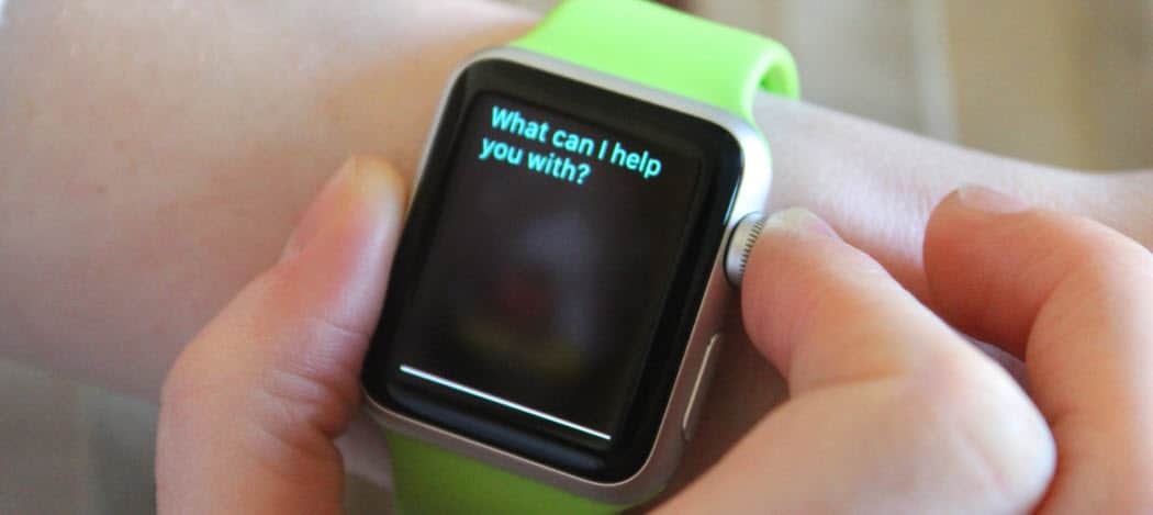 Kako uporabiti Siri za iskanje po Apple Watch